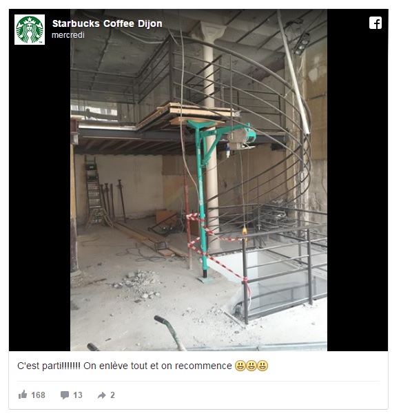 annonce arrivée Starbucks Dijon