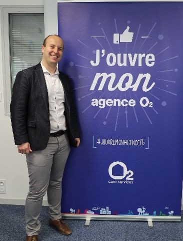 Anthony Ardillon, franchisé O2 Care Services Sillé-le-Guillaume Sarthe 