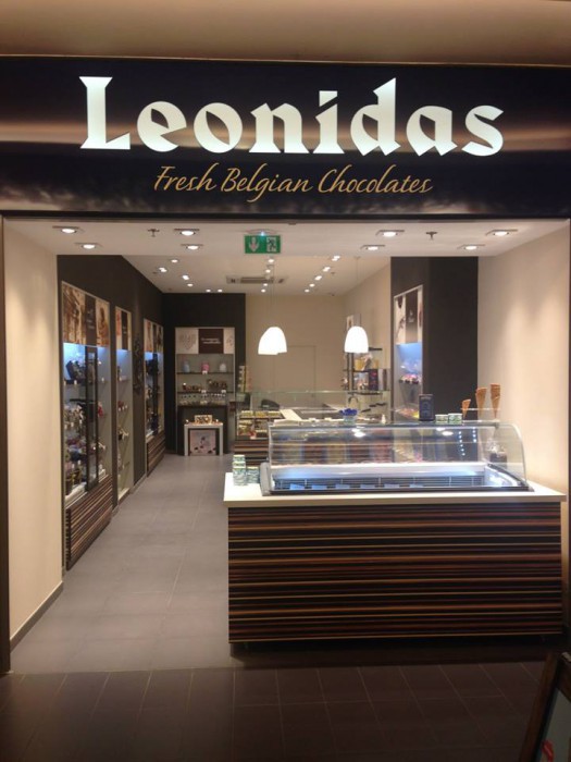 Boutique de chocolats franchisée Leonidas