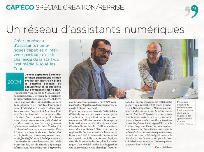 Franchise MonAssistantNumérique.com Cap Eco