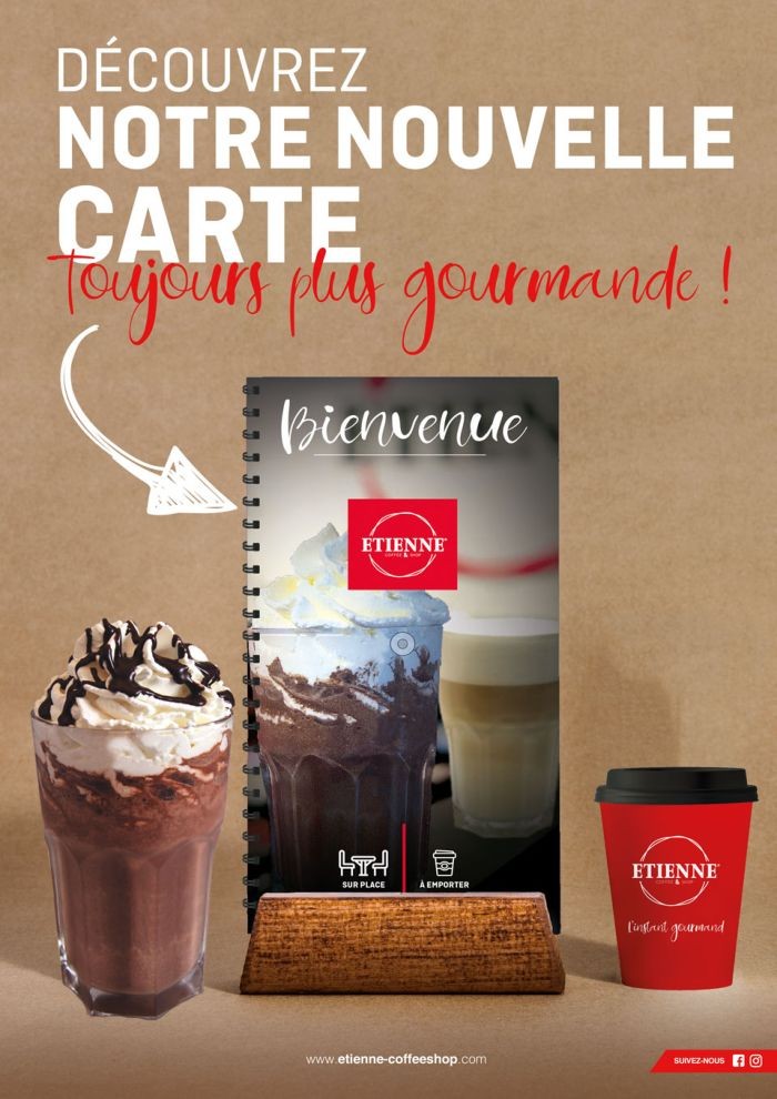 Nouvelle carte pour Etienne Coffee & Shop