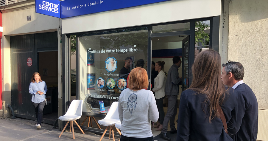 Inauguration de l'agence Centre Services de Vincennes