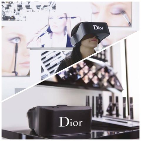 Casque de réalité virtuelle chez Dior