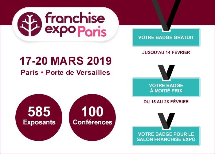 entrée gratuit Franchise Expo Paris