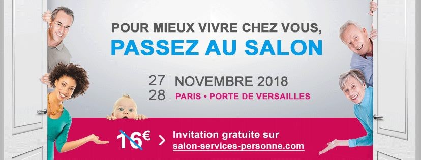 Entrée gratuite Salon des services à la personne 2018