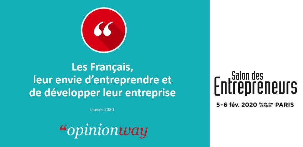 Baromètre opinionway salon des entrepreneurs 2020 