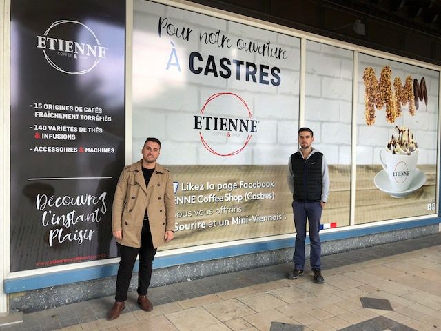 ETIENNE Coffee & Shop Castres Jérémie Raynaud et Thomas Cros
