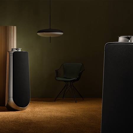 Exemple de création hi-fi de la marque de luxe Bang and Olufsen