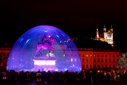 Fête des lumières à Lyon, le 8 décembre