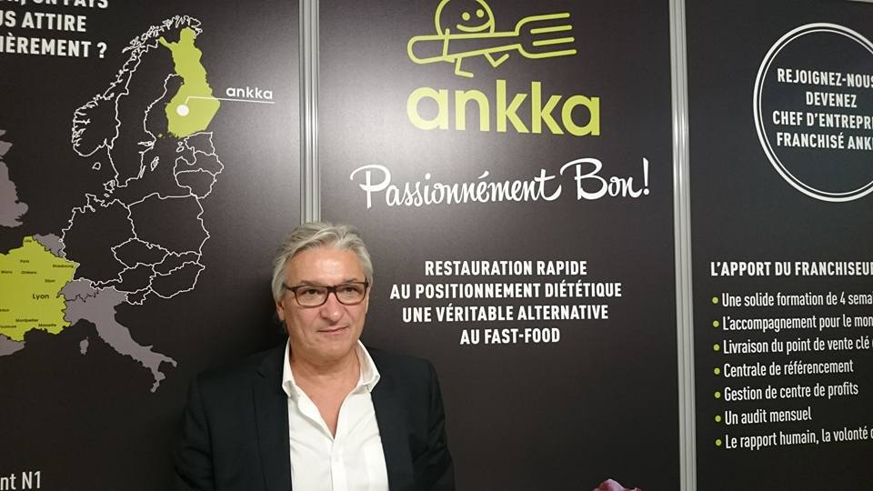 alain duquesne, gérant du réseau de restauration rapide saine ANKKA