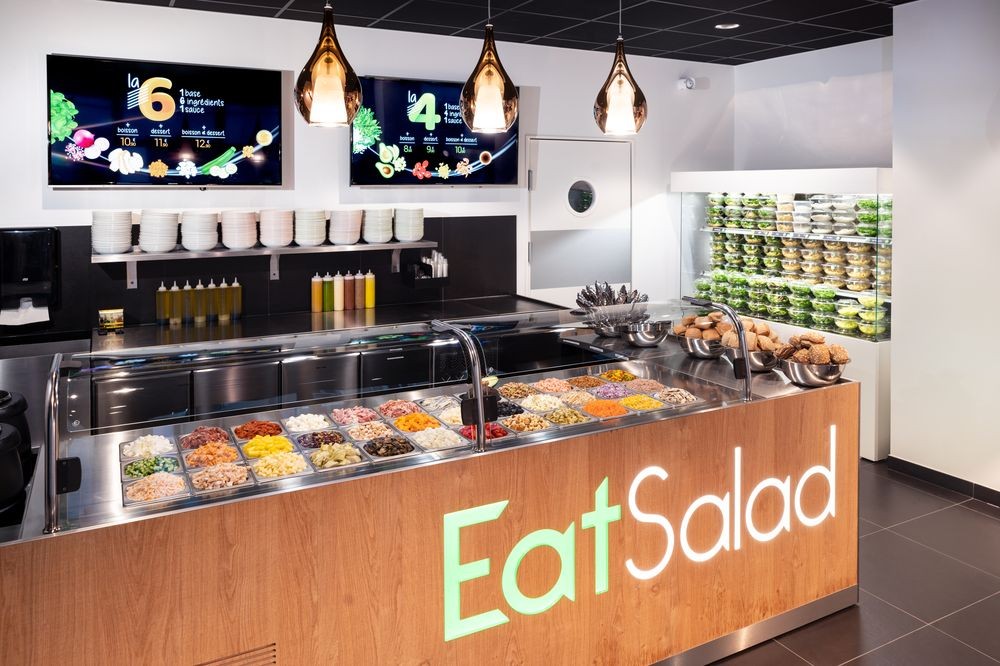 Franchise Eat salad dans Franchise Salad Bar