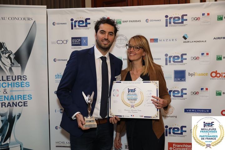 alexandre tastu, franchisé activ'expertise à perpignan, récompensé au concours des meilleurs franchisés et partenaires de france de l'IREF