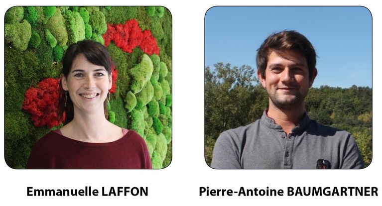ammenuelle lafon et pierre antoine baumgartner, co-gérants adomis val de marne