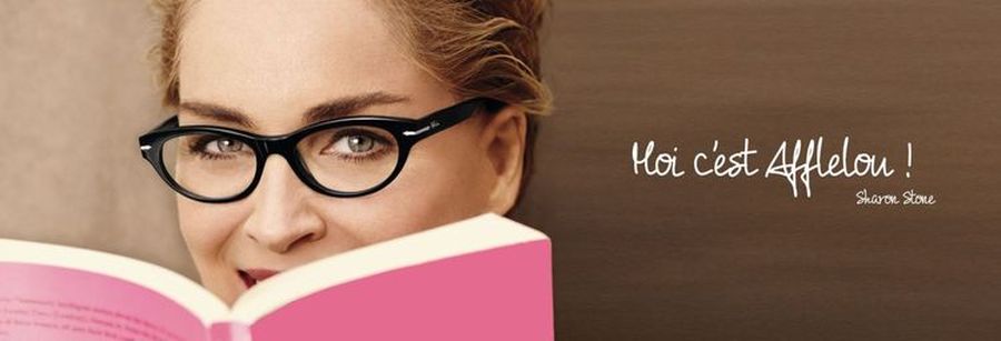 sharon stone pub alain afflelou lunettes