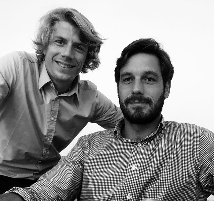 grégory huet et martin royer, franchisés artemis courtage à lorient 