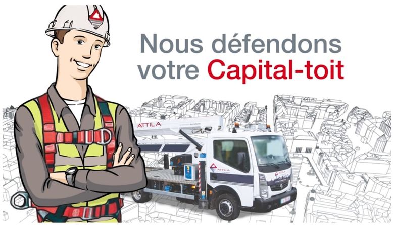 capital toit de la franchise Attila Système