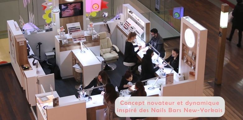 bar à beauté BAB, inspiré des nail bars new-yorkais