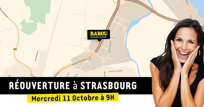 babou strasbourg fergersheim propose des cadeaux, surprises et animations pour sa réouverture