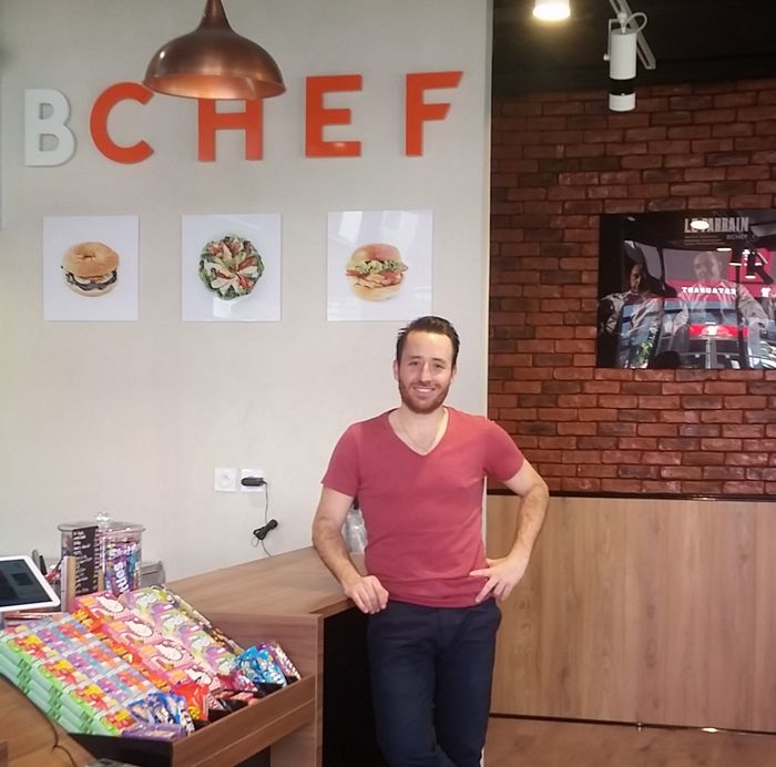 fabien roque, franchisé du restaurant BCHEF de Béziers