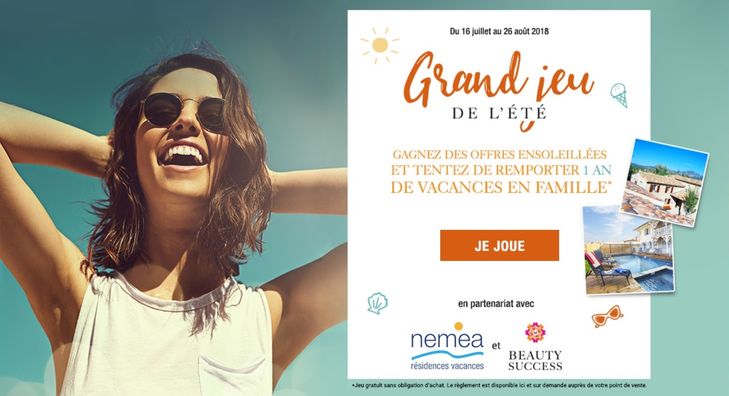 concours beauty succes vacances gratuites à gagner