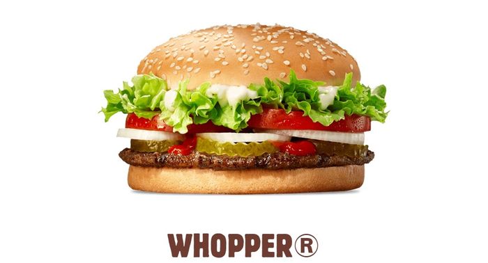 whopper de burger king pour illustrer l'ouverture du restaurant de Saint Tropez