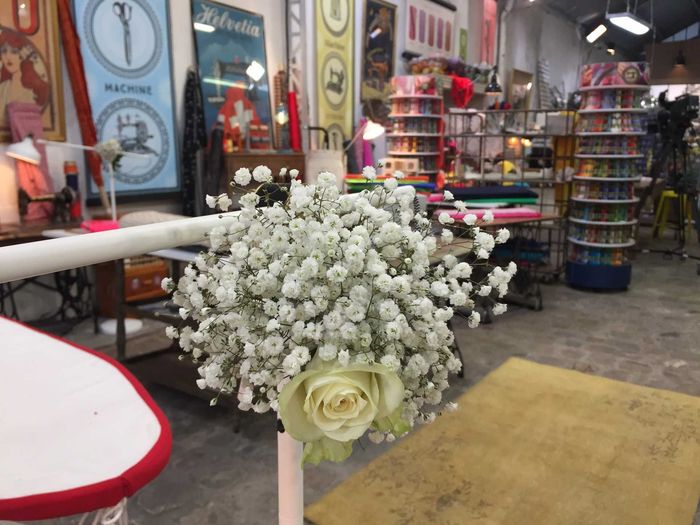 bouquets de fleurs carrément fleurs dans l'émission Cousu Main, présentée par Cristina Cordula