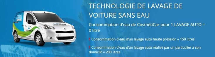 lavage écologique de véhicules cosmeticar