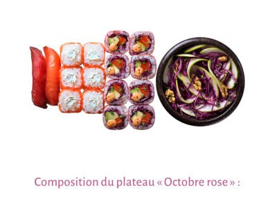 La franchise Côté Sushi participe à l'opération Octobre Rose