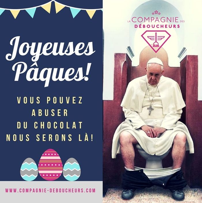 compagnie des déboucheurs et le pape françois