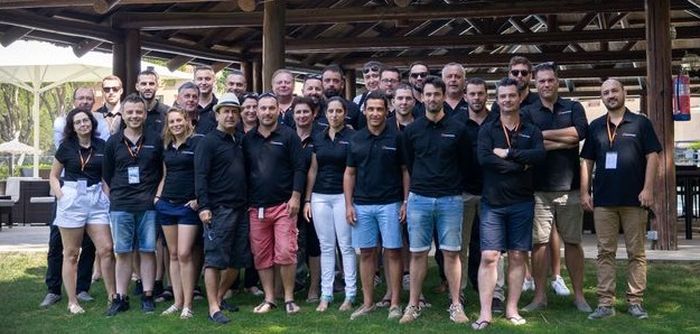 concessionnaires decopierre lors de la convention annuelle du réseau à pals, en espagne