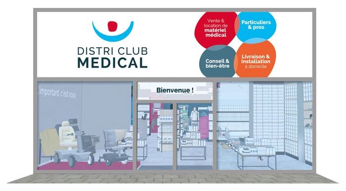 nouveau concept de magasin distri club médical