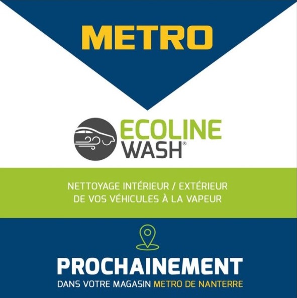 ecoline wash au magasin metro de nanterre