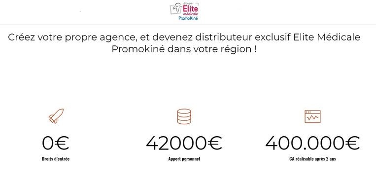 devenir distributeur exclusif elite medicale promokine