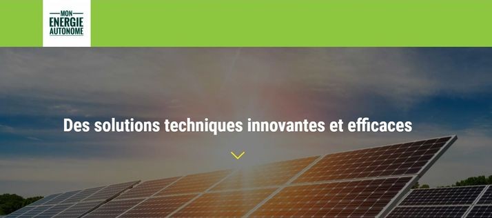 panneaux photovoltaiques du spécialiste des solutions d'énergie renouvelable Mon energie autonome