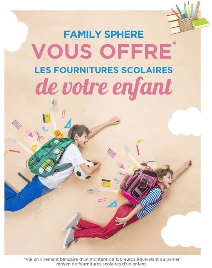 concours family sphere pour fournitures scolaires gratuites