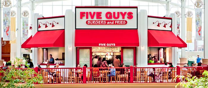 restaurant five guys burger premium