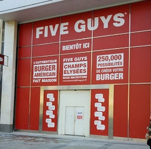 five guys ouvrira bientot un nouveua restaurant sur les champs elysées