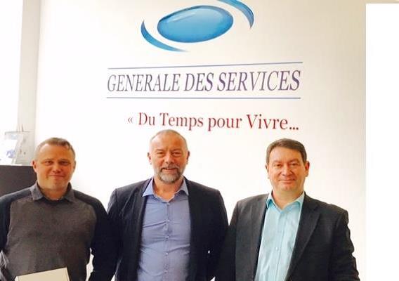 maxime gauze et damien michaud, les nouveaux franchisés générale des services de perpignan et la seyne sur mer