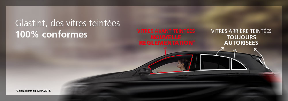 Franchise Glastint surteintage vitres automobiles conforme