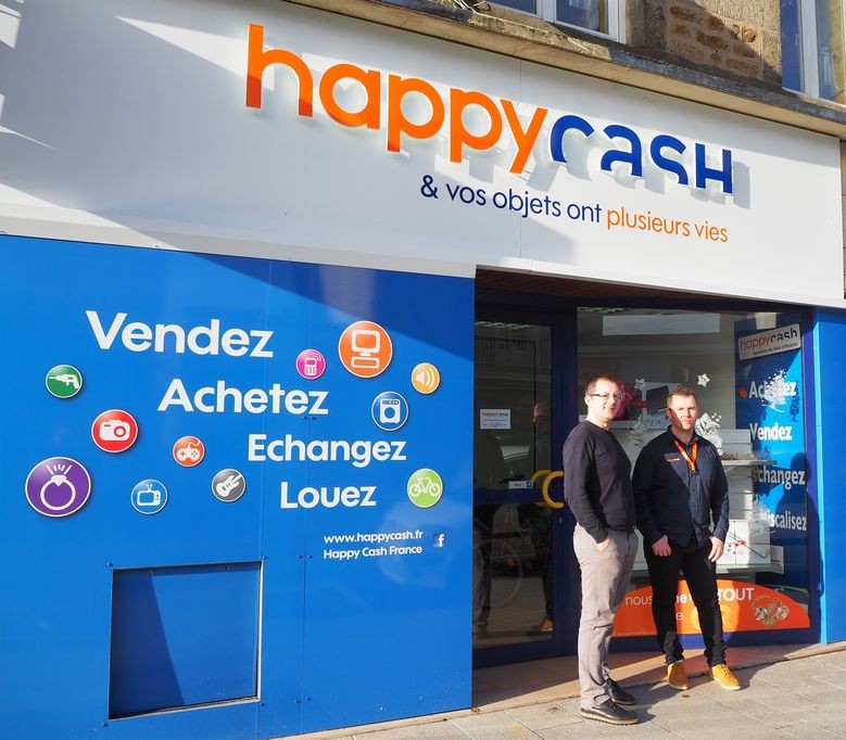 allan et laurent liagre, franchisés happy cash à flers, dans l'orne