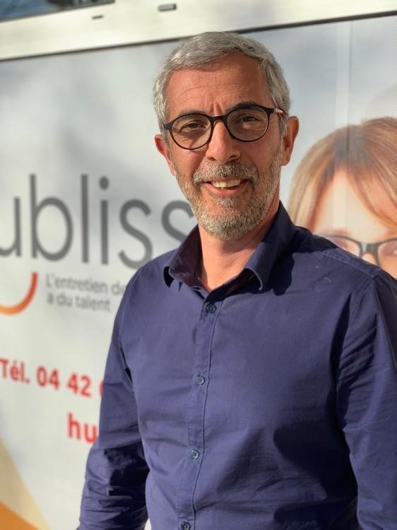 Vincent Raffini, responsable de l'agence Hubliss de Grenoble