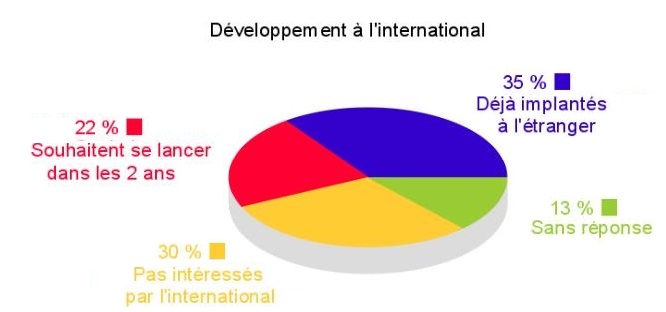 infographie franchise à l'international