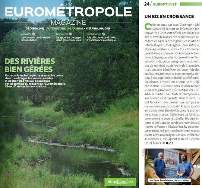 article eurometropole magazine sur la société jegeremon.biz