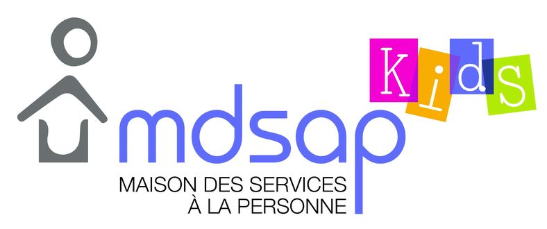 logo de la franchise MDSAP Kids, spécialisée dans la garde d'enfants à Saint Avold