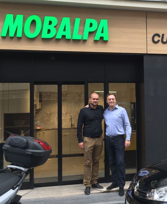 Franchise Mobalpa Paris Guillaume Bellet et Sébastien Lasnier