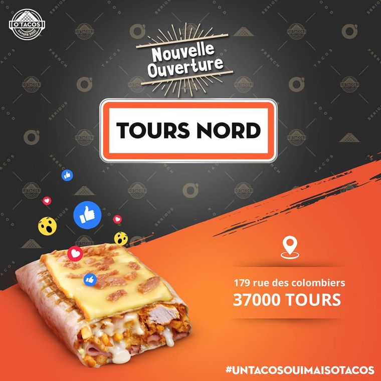 restaurant o'tacos tours nord