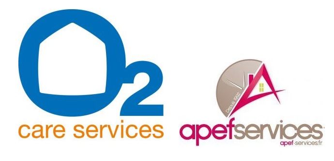 logos Franchises O2 et Apef Services