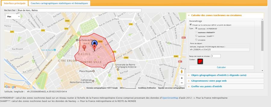 owl apps permet d'obtenir des données géomarketing pour cibler sa zone de chalandise