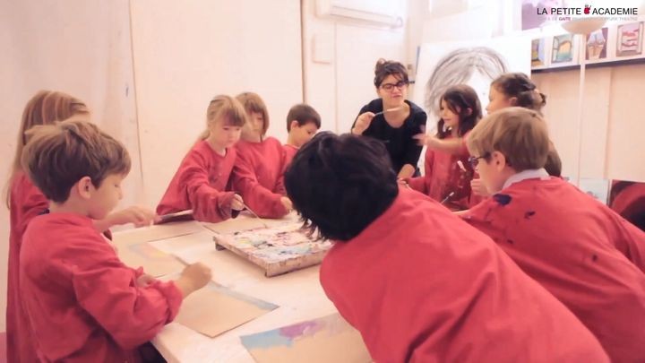 atelier artistique pour enfants à la petite académie