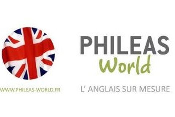 logo phileas world, centre de formation à l'anglais